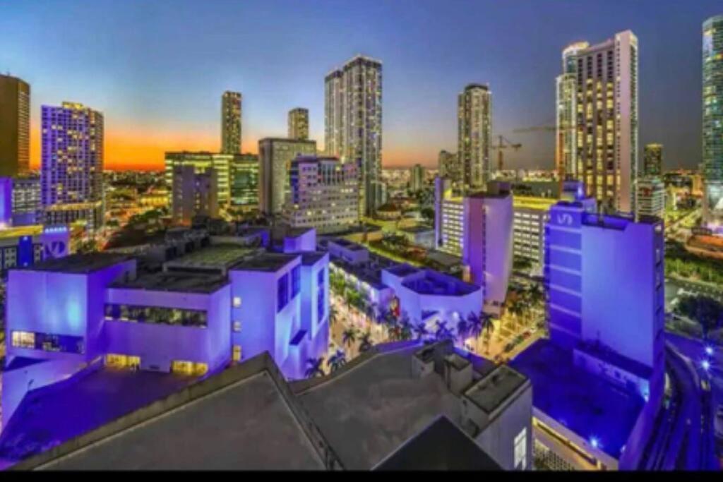 Ferienwohnung Vibrant Studio Downtown Miami Exterior foto